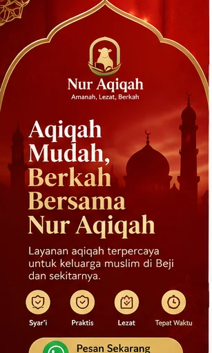 Paket aqiqah Nur Aqiqah Beji