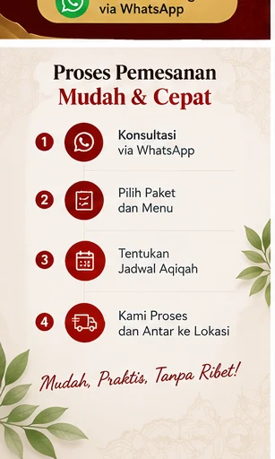 Menu catering aqiqah Nur Aqiqah
